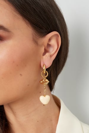 Ohrringe Liebe auf den Lippen – Roségold h5 Bild3